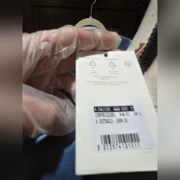 Frette Cascade Lounge Collection 2026 NWT 2 Pieces Top/ Pants Blue Silk/ Cotton - Picture 11 of 17